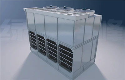 Working Process Of A Composite Flow, Single Inlet Closed Circuit Cooling Tower